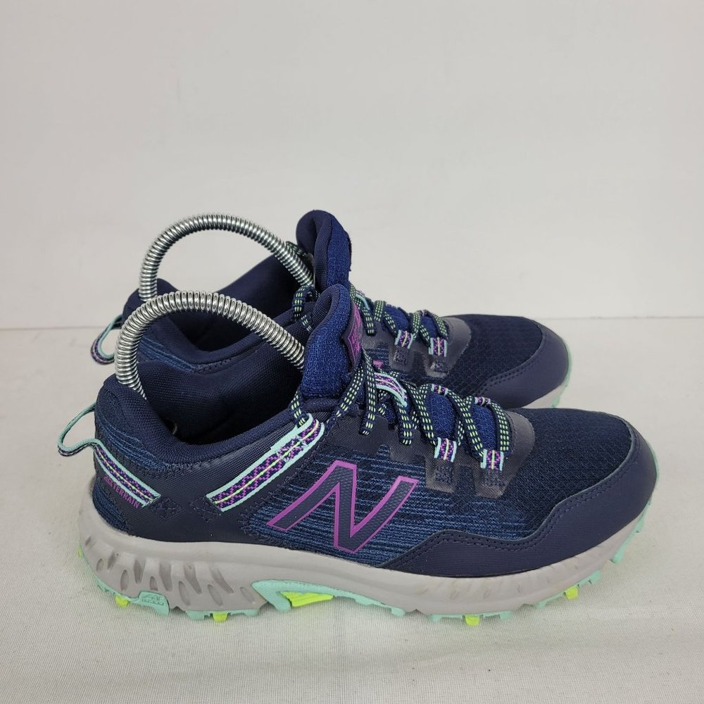 New Balance 410v6 Trail Women's Running Shoes Navy Blue WT410SN6 US Size 7 - Picture 1 of 8